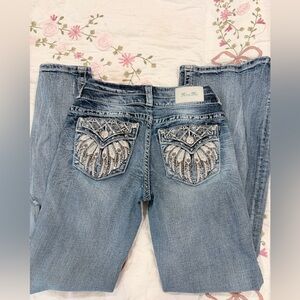 Miss Me Women's Blue Jeans, Gorgeous Boot Cut